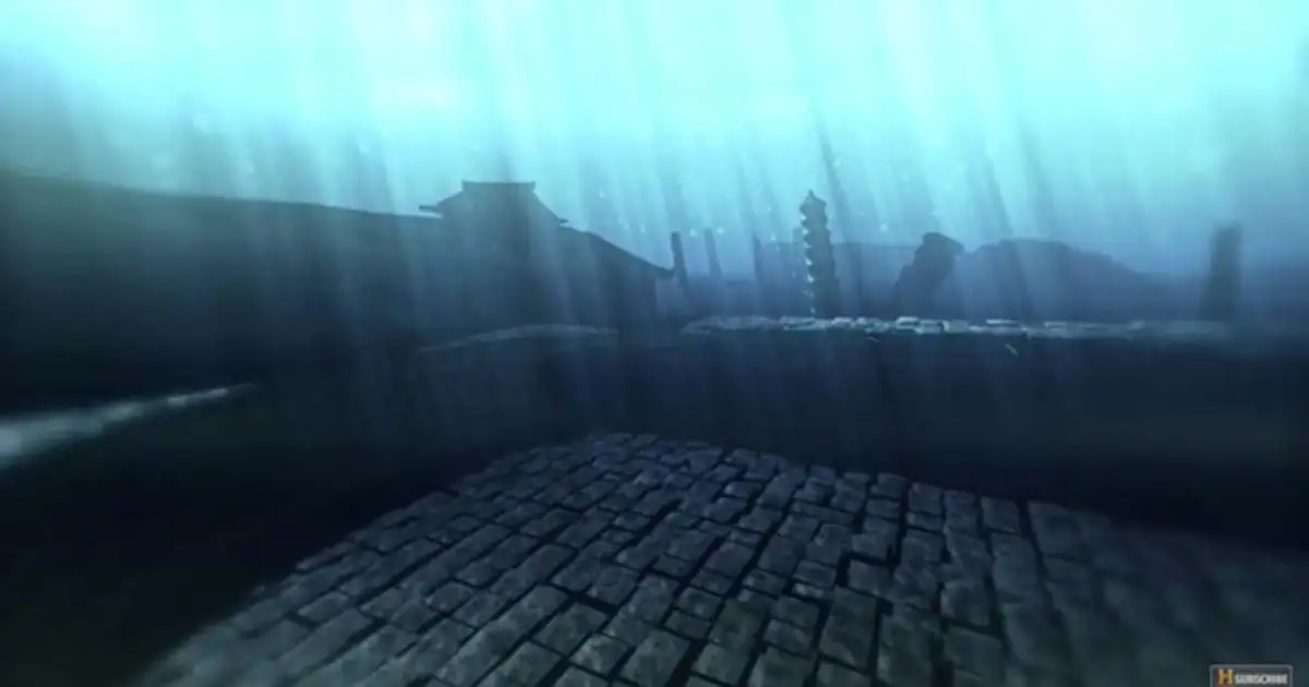 抚仙湖水下古城神秘石雕