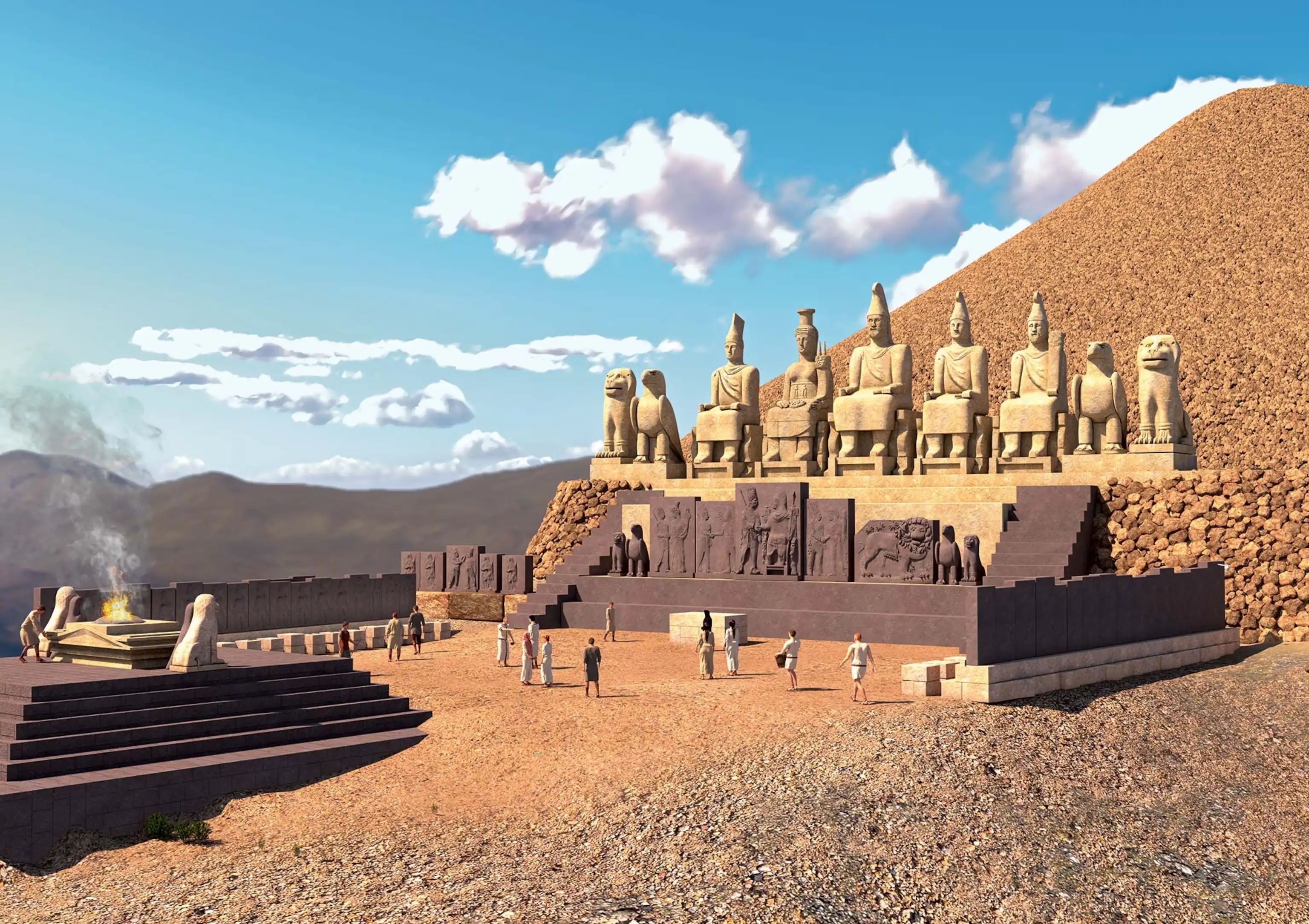 西平台复原想象图