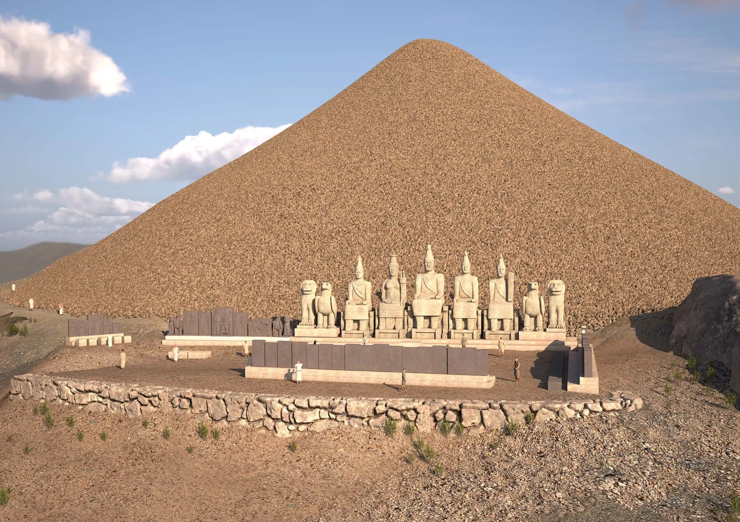 内姆鲁特山东平台全景