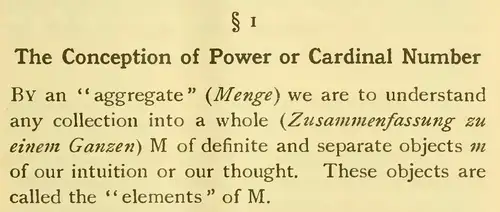 康托尔手稿片段