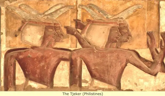 海上民族战士的浮雕细节