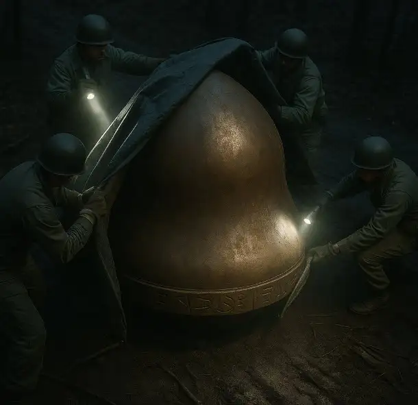 凯克斯堡森林中的坠落地点示意图