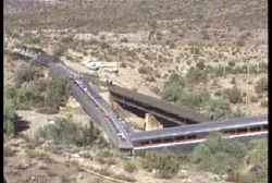 1995年亚利桑那州Sunset Limited列车脱轨现场