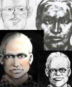 警方根据催眠描述绘制的嫌疑人画像