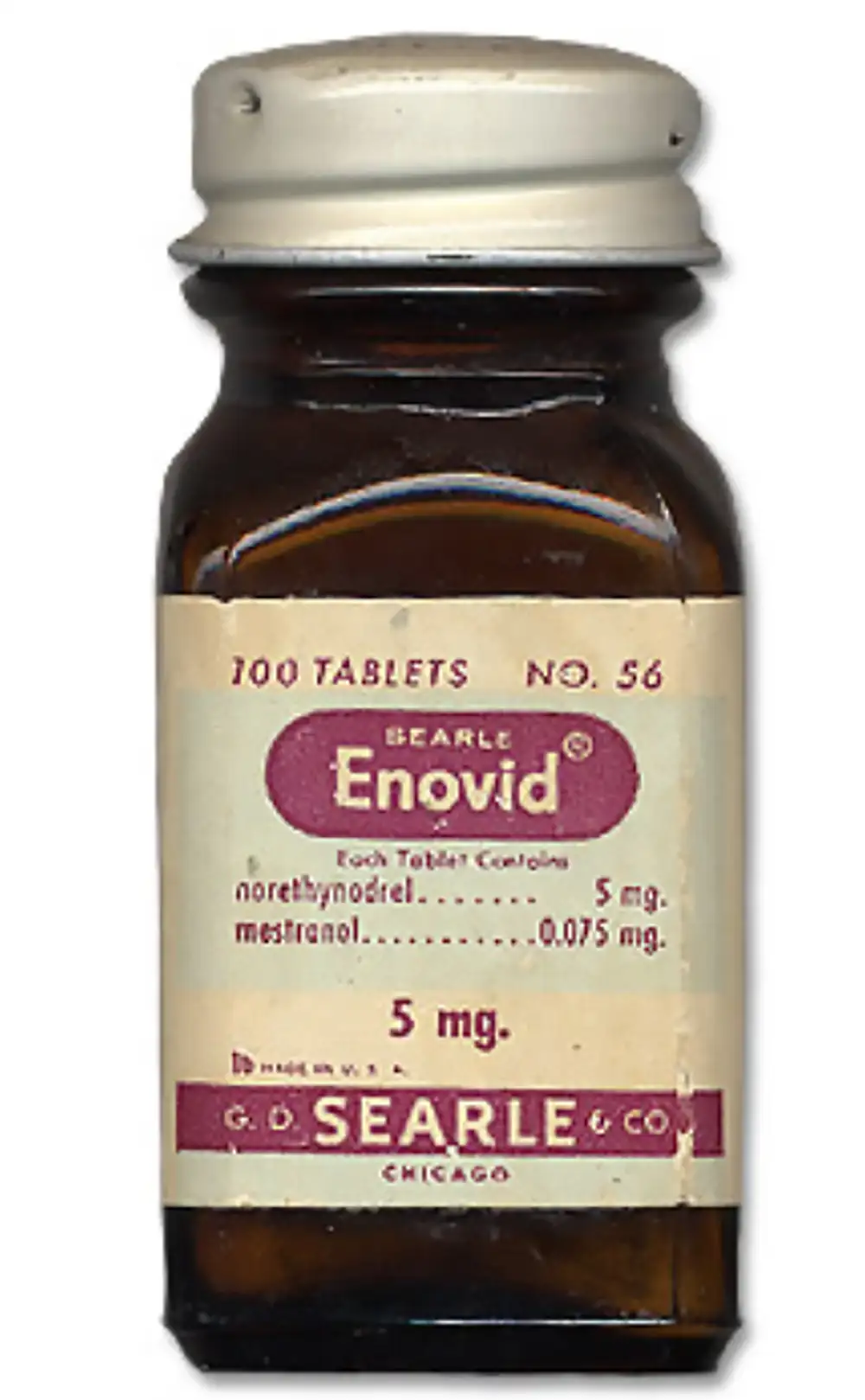 避孕药包装历史照片