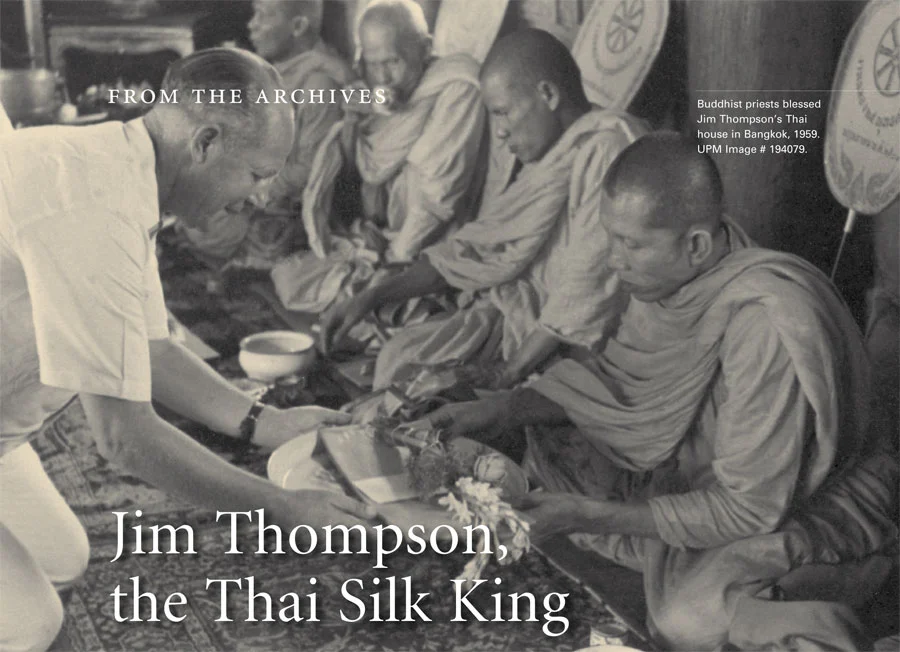 佛教僧侣为吉姆·汤普森的泰式房屋祈福，1959年