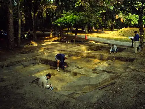 科学中心遗址挖掘现场