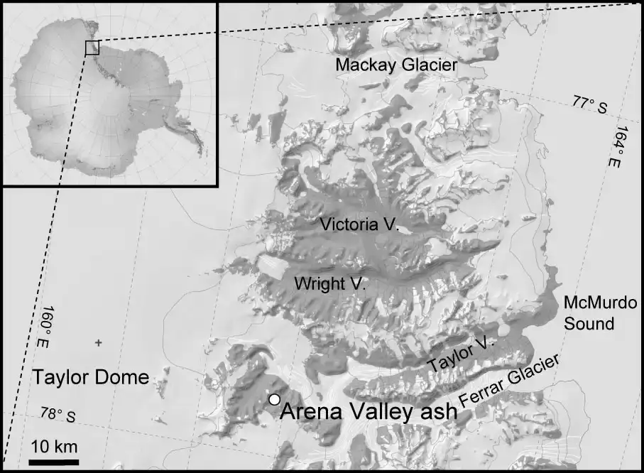 麦克默多干谷地图