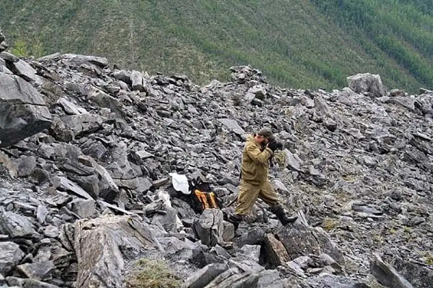 帕托姆斯基陨石坑地面视角