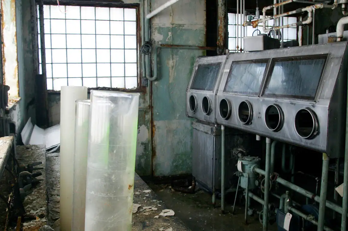 德特里克堡470号楼，被称为"炭疽塔"，1953年