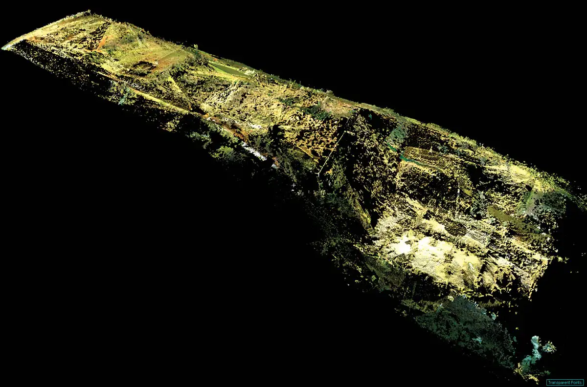 帕东山LiDAR扫描图