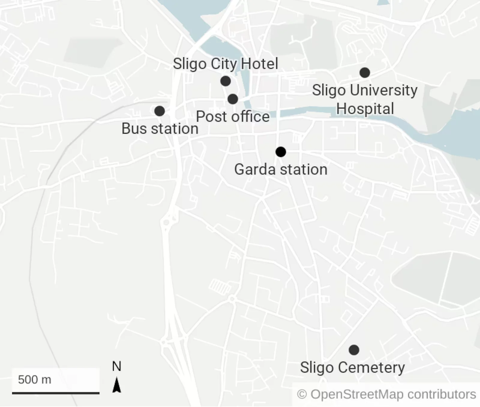 CCTV监控画面显示Peter Bergmann在斯莱戈邮局购买邮票。他购买了十张国际邮票和航空邮件贴纸，但这些信件从未被找到。图片来源：The Irish Times