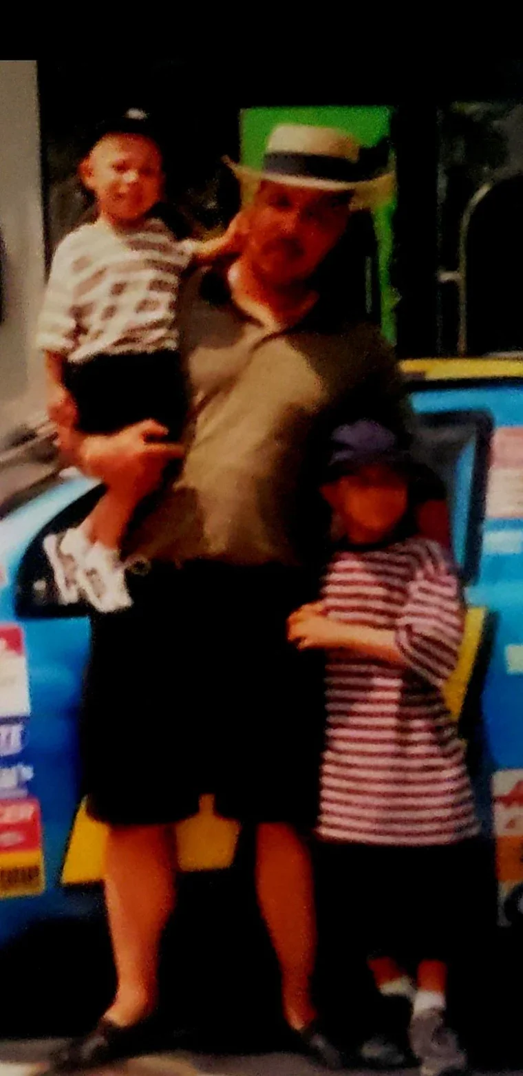 Terrence Woods Jr. with his brother