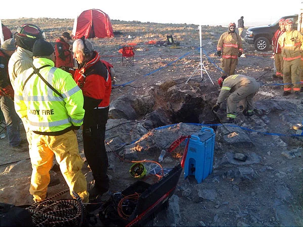 犹他州洞穴救援现场