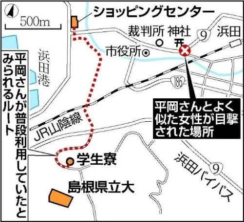 案发地周边示意图