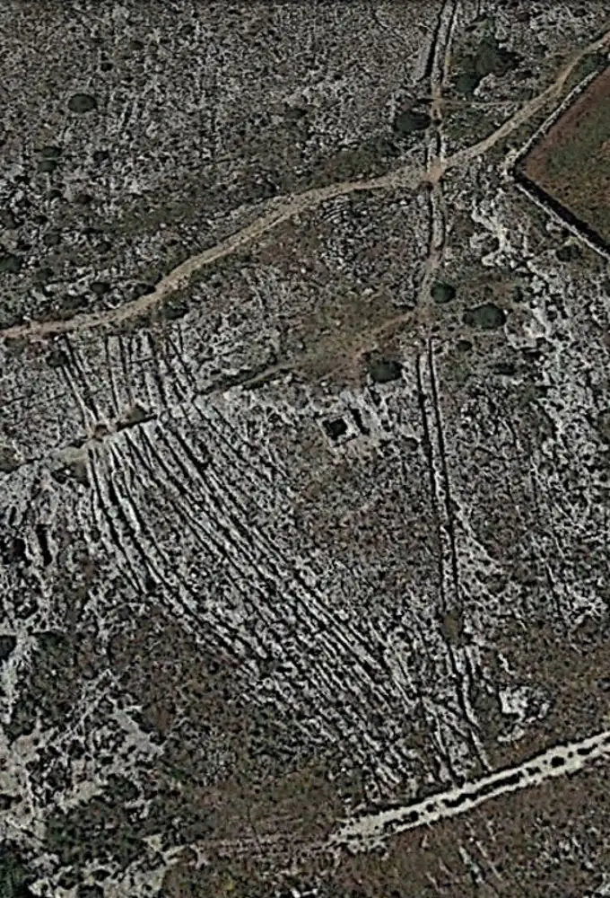 马耳他克拉珀姆枢纽车辙鸟瞰图