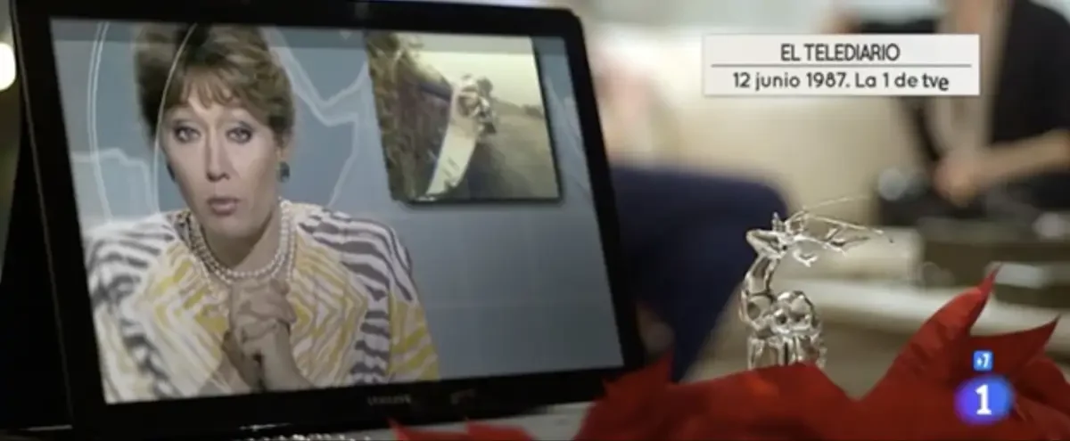 1987年6月12日的西班牙电视新闻报道了这起直升机坠毁事故