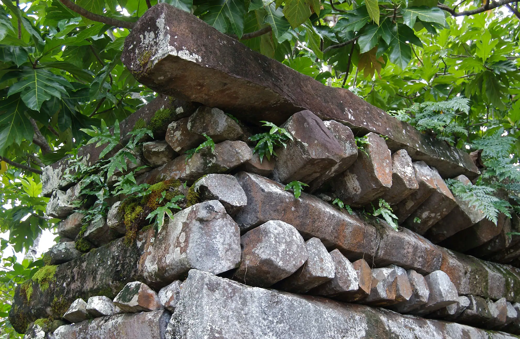 南马都尔的石墙遗迹