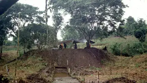 Excavation at Sangay