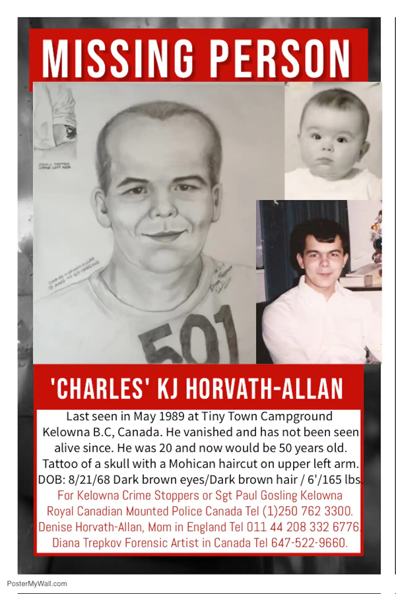 年龄进展图像：查尔斯50岁时可能的样子