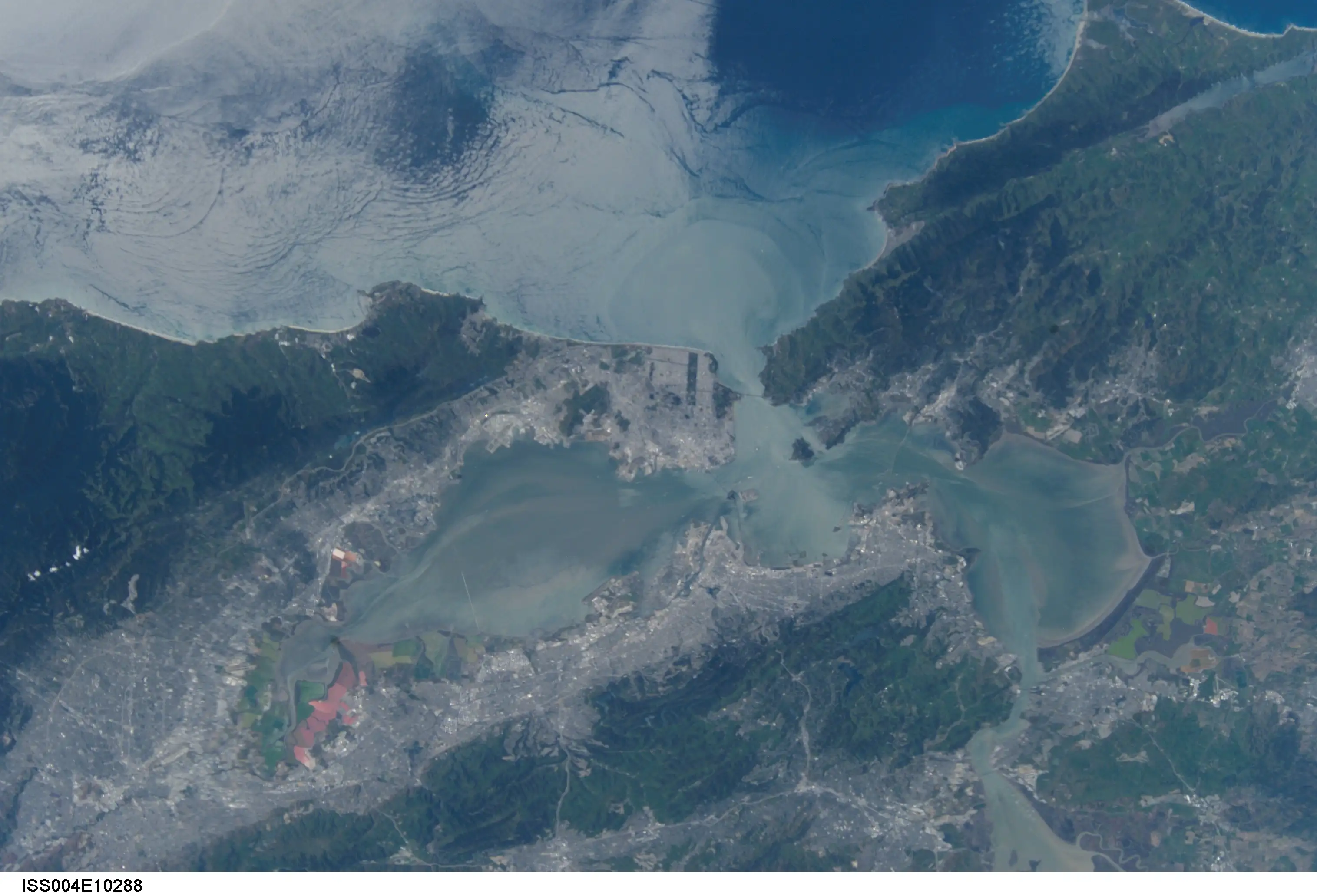 NASA拍摄的贝加尔湖卫星图像