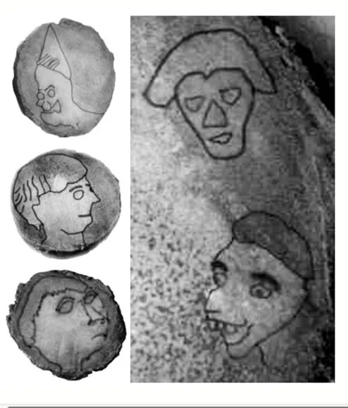 SEIP制造的"人脸"与自然污渍的对比