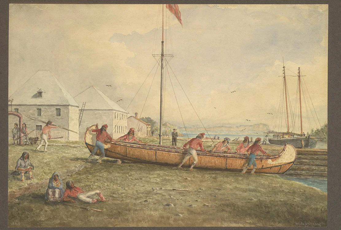 哈德逊湾公司的独木舟