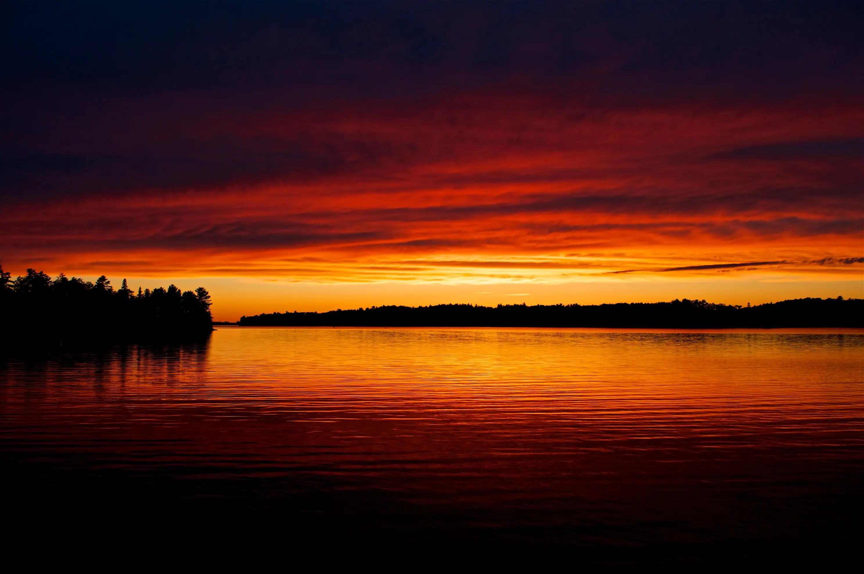 边界水域冬季景观