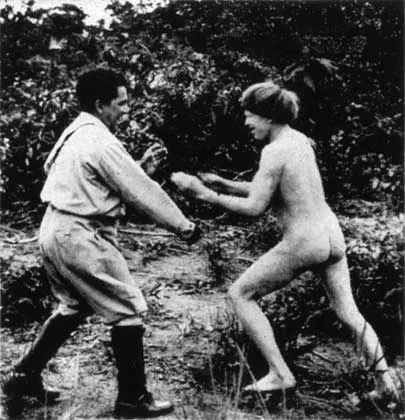 福西特和他的儿子杰克以及雷利·里梅尔的合影