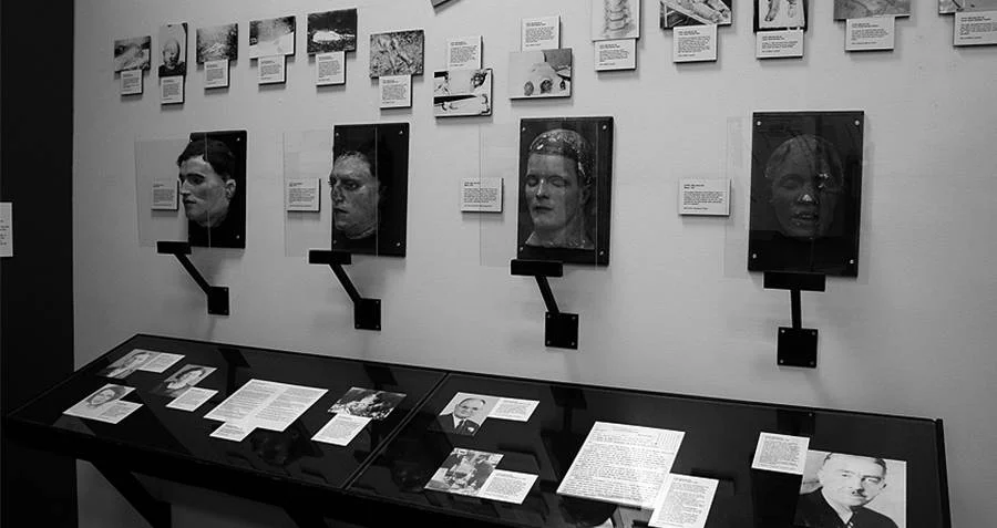 克利夫兰躯干谋杀案受害者的死亡面具