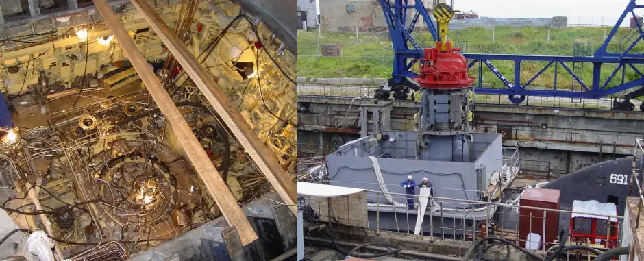 阿尔法级核潜艇反应堆技术图