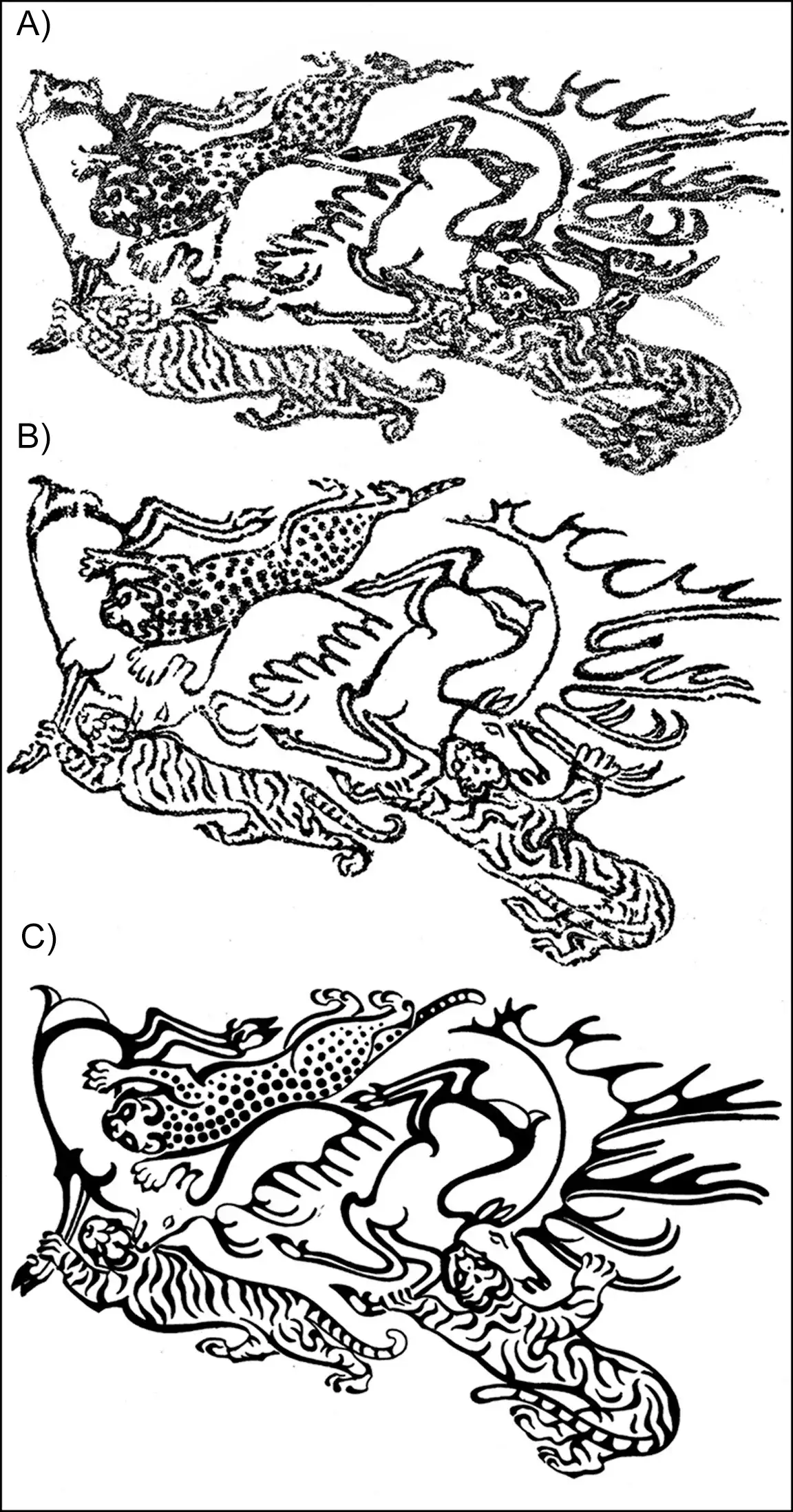 巴泽雷克右臂纹身