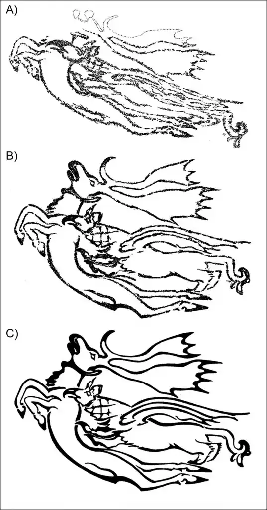 巴泽雷克纹身细节