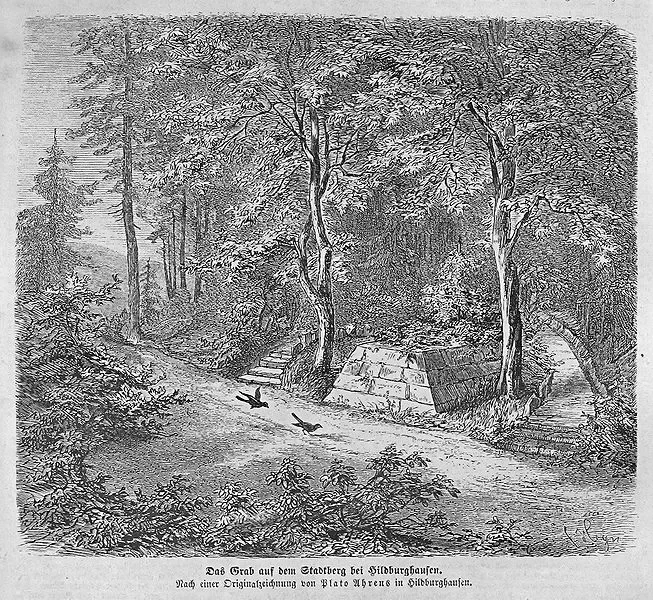 黑暗伯爵夫人墓地图（约1863年）