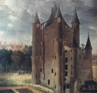 1795年左右的Temple监狱塔楼