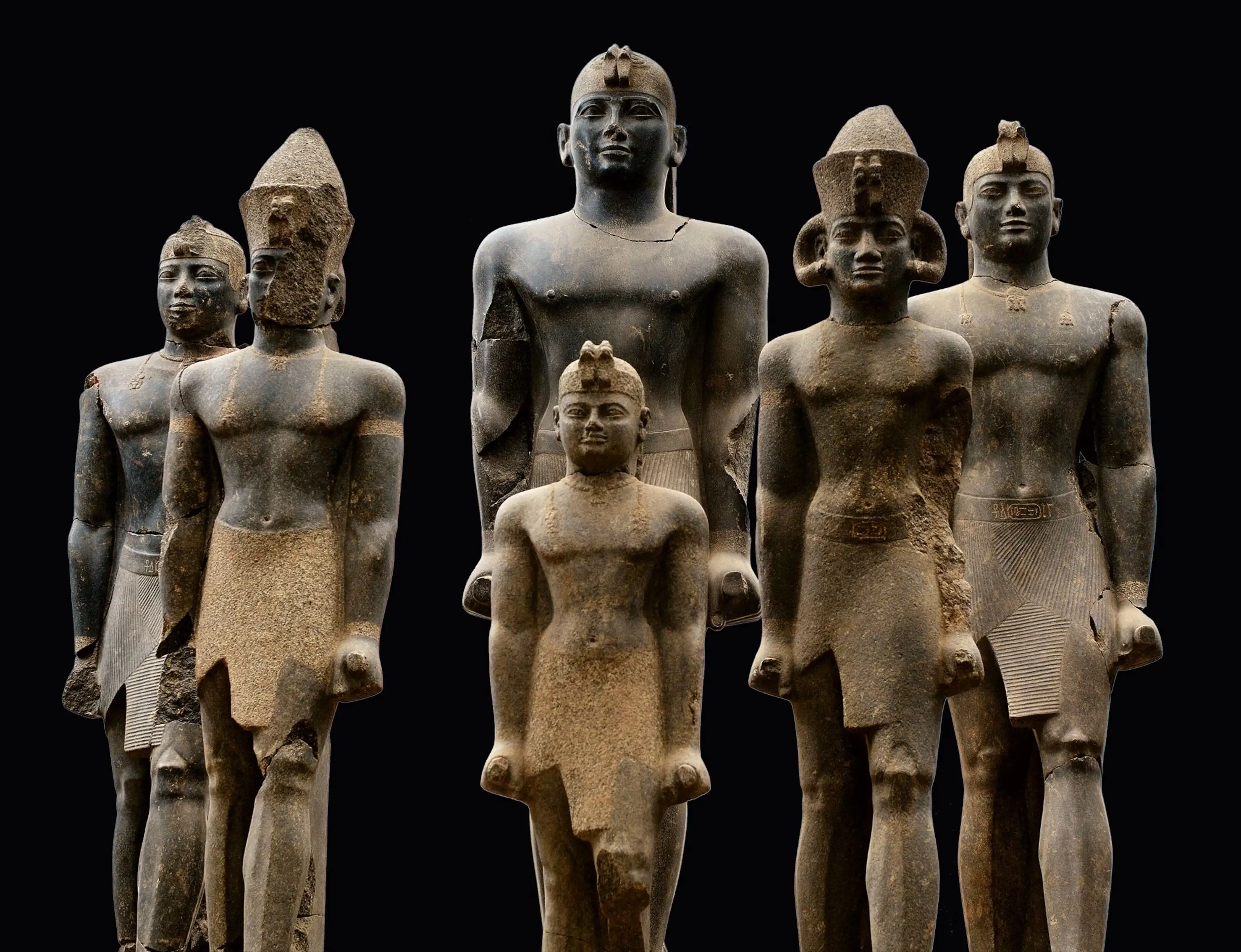 努比亚王国的石像群