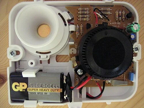 Ionization Smoke Detector Interior